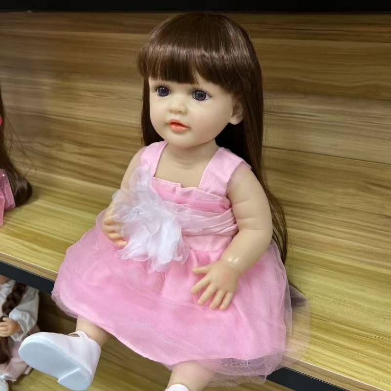 22-Inch High-Realism Reborn Toddler Doll-Large corsage