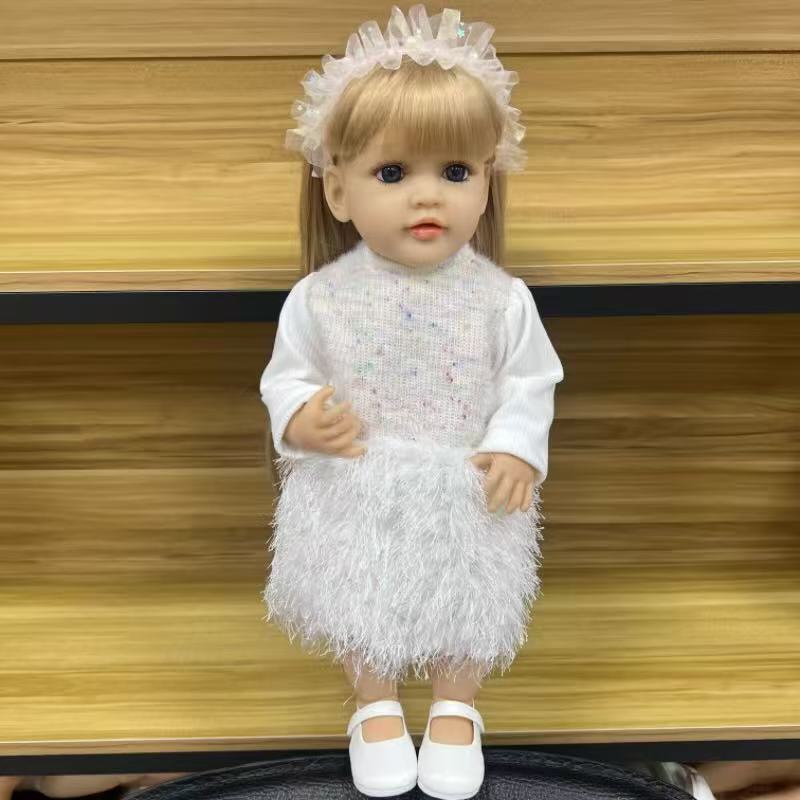 22-Inch High-Realism Reborn Toddler Doll-Feather style
