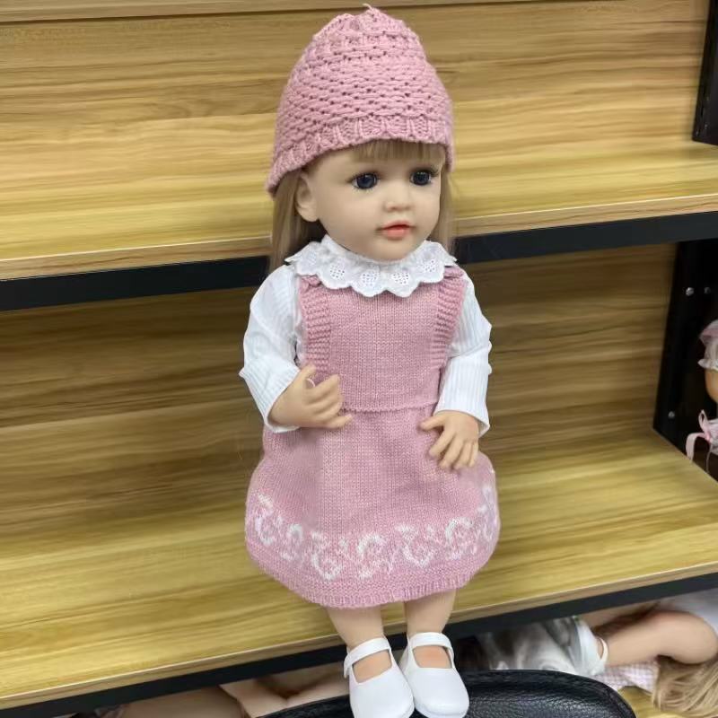 22-Inch High-Realism Reborn Toddler Doll-wool sweater