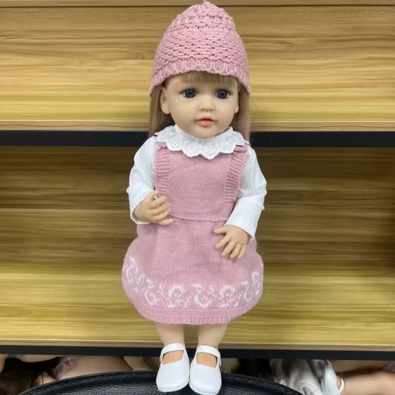 22-Inch High-Realism Reborn Toddler Doll-wool sweater