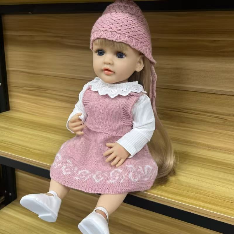 22-Inch High-Realism Reborn Toddler Doll-wool sweater