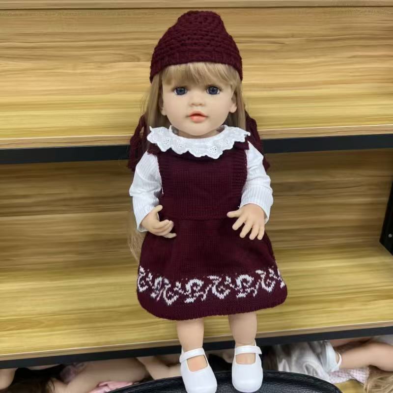 22-Inch High-Realism Reborn Toddler Doll-wool sweater