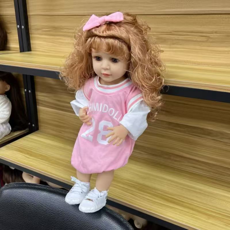 22-Inch High-Realism Reborn Toddler Doll-cheerleaders