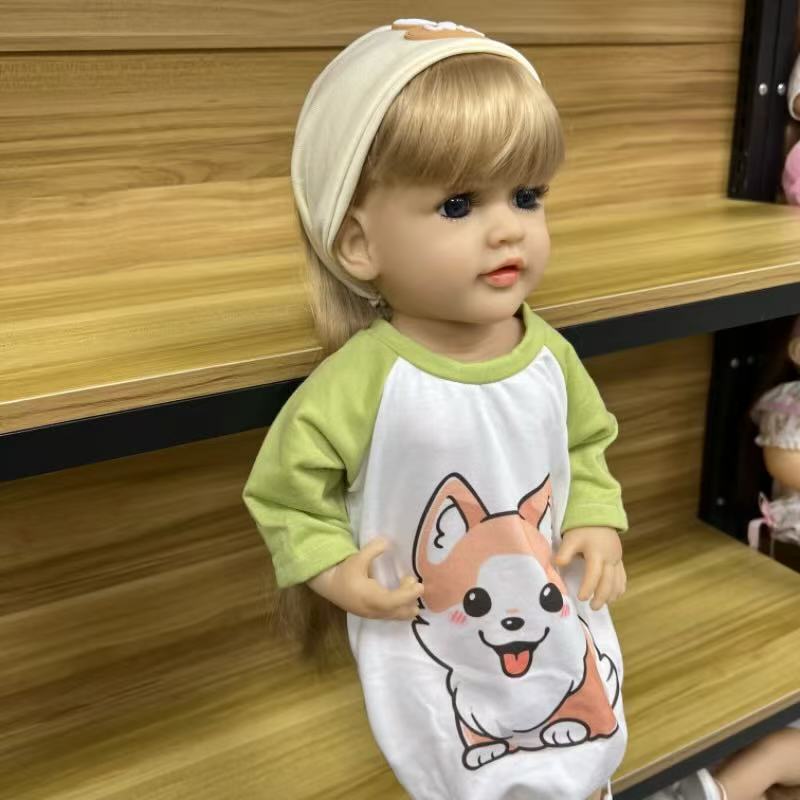 22-Inch High-Realism Reborn Toddler Doll-dog