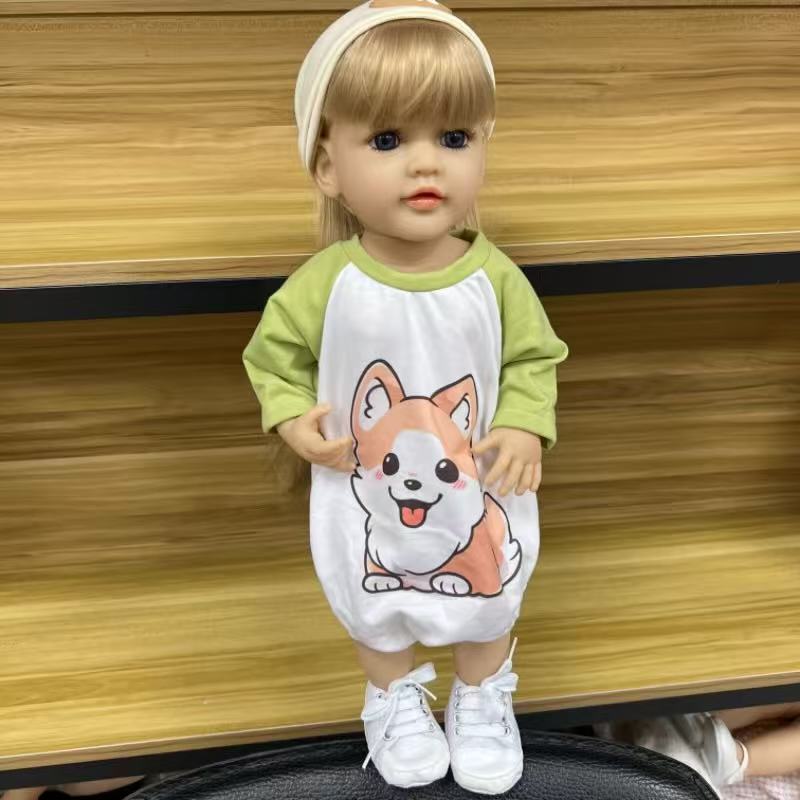 22-Inch High-Realism Reborn Toddler Doll-dog