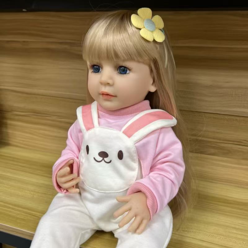 22-Inch High-Realism Reborn Toddler Doll-Rabbit Pattern