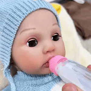 20-Inch Interactive Baby Doll – Moves Face While Feeding