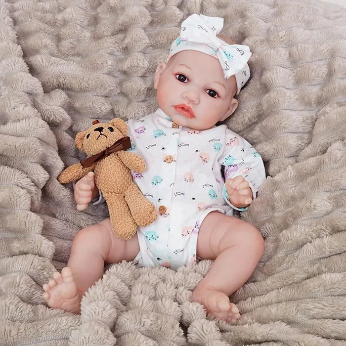 20-Inch Reborn Doll-wool sweater-Printed Knitwear