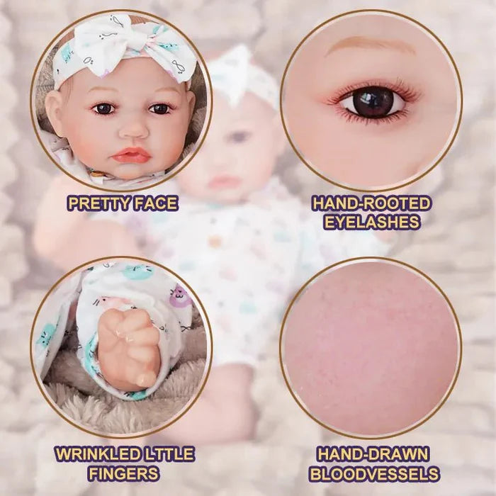 20-Inch Reborn Doll-wool sweater-Printed Knitwear