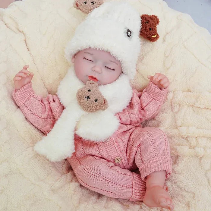 20-Inch Reborn Doll-wool sweater