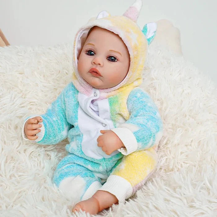 20-Inch Reborn Doll-wool sweater-flannel