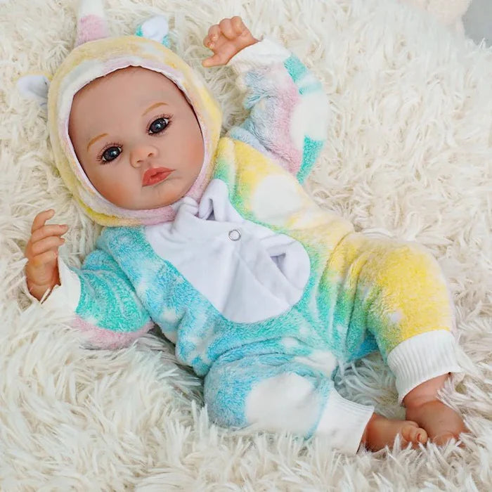 20-Inch Reborn Doll-wool sweater-flannel