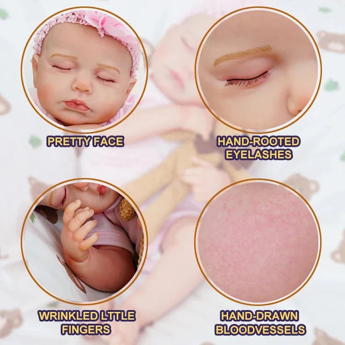 20-Inch Reborn Doll – Sleeping Style-