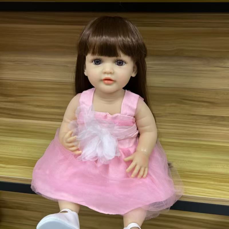 22-Inch High-Realism Reborn Toddler Doll-Large corsage