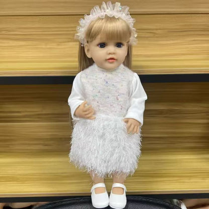 22-Inch High-Realism Reborn Toddler Doll-Feather style