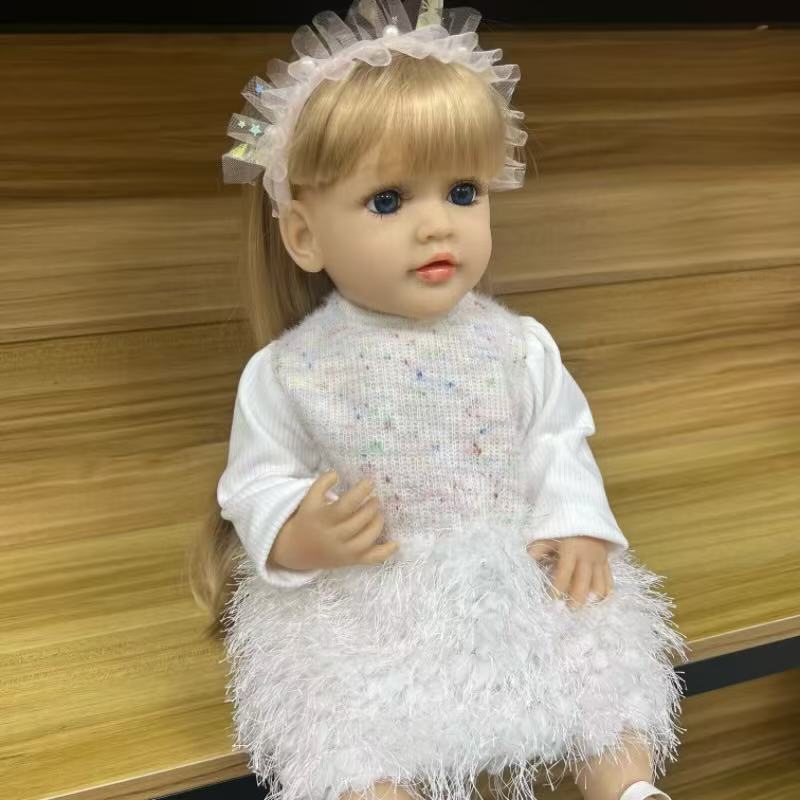 22-Inch High-Realism Reborn Toddler Doll-Feather style