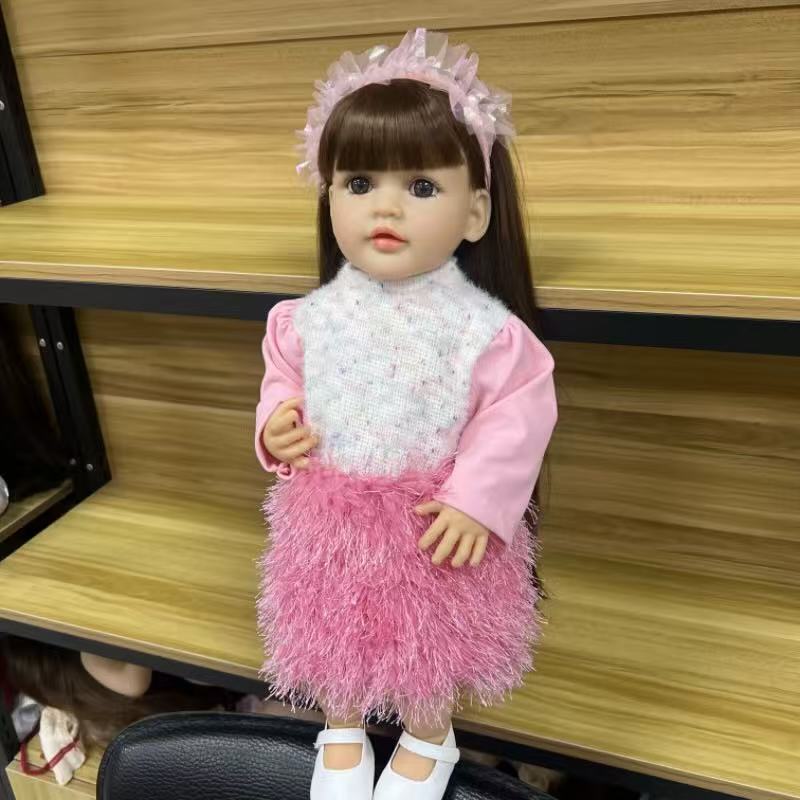 22-Inch High-Realism Reborn Toddler Doll-Feather style