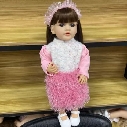 22-Inch High-Realism Reborn Toddler Doll-Feather style