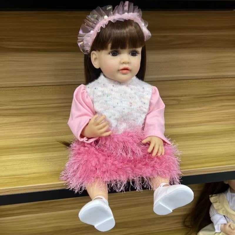 22-Inch High-Realism Reborn Toddler Doll-Feather style