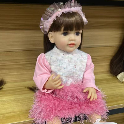 22-Inch High-Realism Reborn Toddler Doll-Feather style