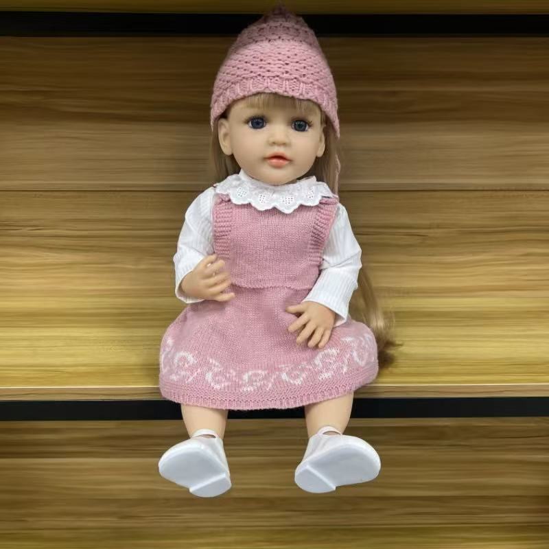 22-Inch High-Realism Reborn Toddler Doll-wool sweater