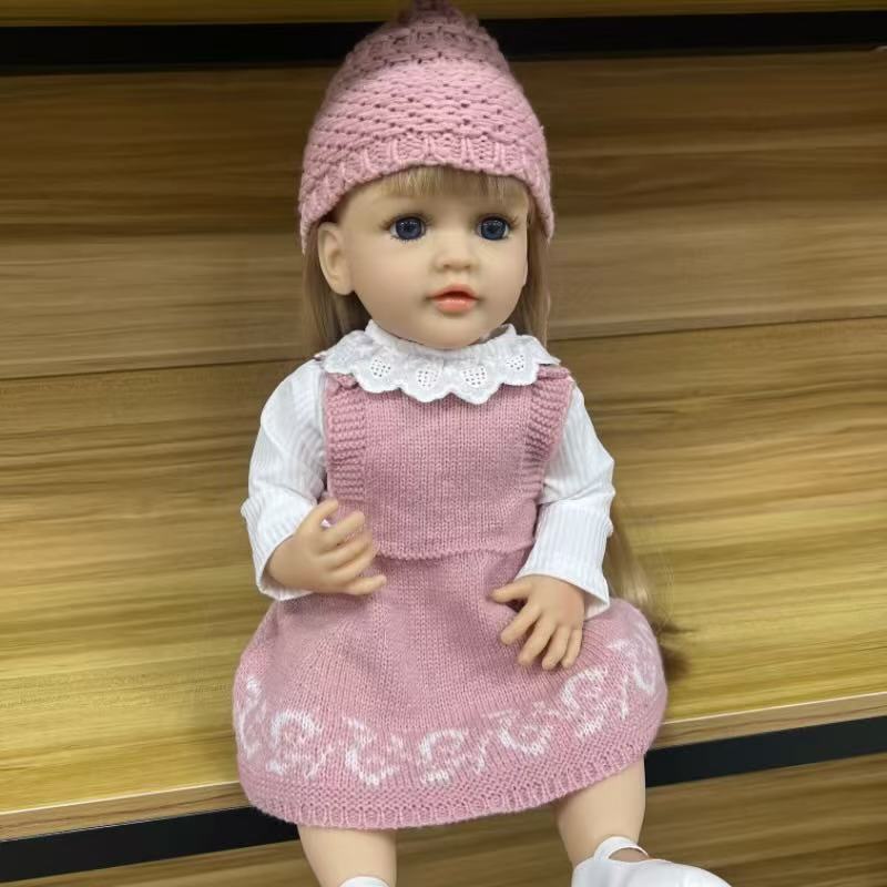 22-Inch High-Realism Reborn Toddler Doll-wool sweater