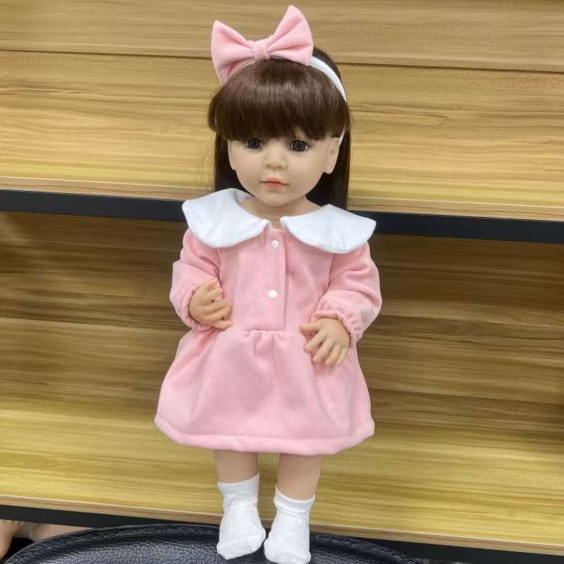 22-Inch High-Realism Reborn Toddler Doll-Princess dress