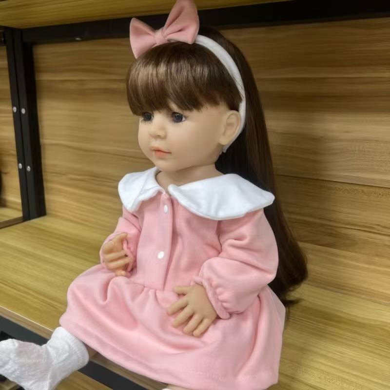 22-Inch High-Realism Reborn Toddler Doll-Princess dress