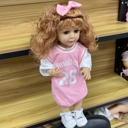 22-Inch High-Realism Reborn Toddler Doll-cheerleaders