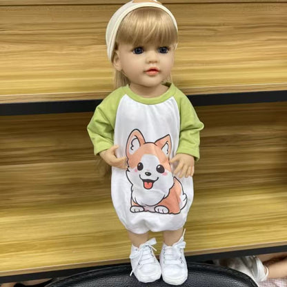 22-Inch High-Realism Reborn Toddler Doll-dog