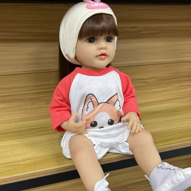 22-Inch High-Realism Reborn Toddler Doll-dog