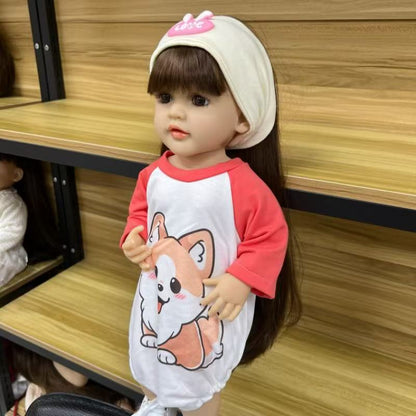 22-Inch High-Realism Reborn Toddler Doll-dog