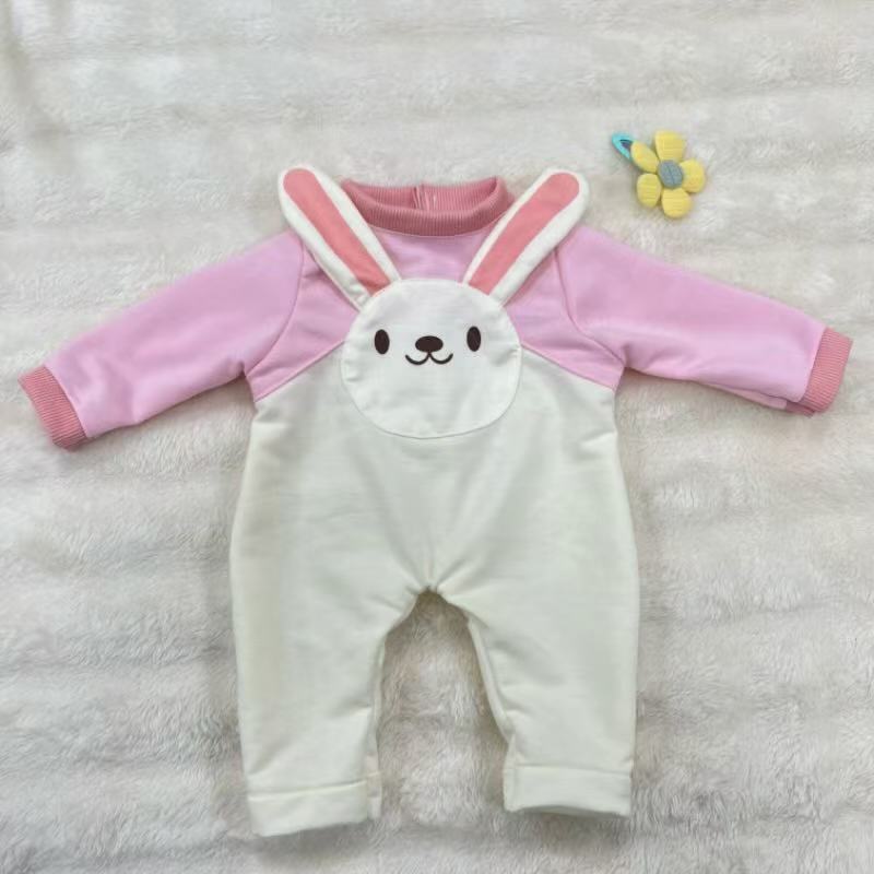 22-Inch High-Realism Reborn Toddler Doll-Rabbit Pattern