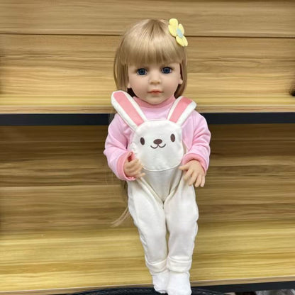 22-Inch High-Realism Reborn Toddler Doll-Rabbit Pattern