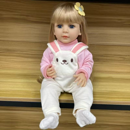 22-Inch High-Realism Reborn Toddler Doll-Rabbit Pattern