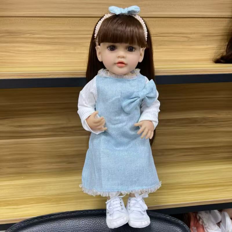 22-Inch High-Realism Reborn Toddler Doll- Long-sleeved Chanel style