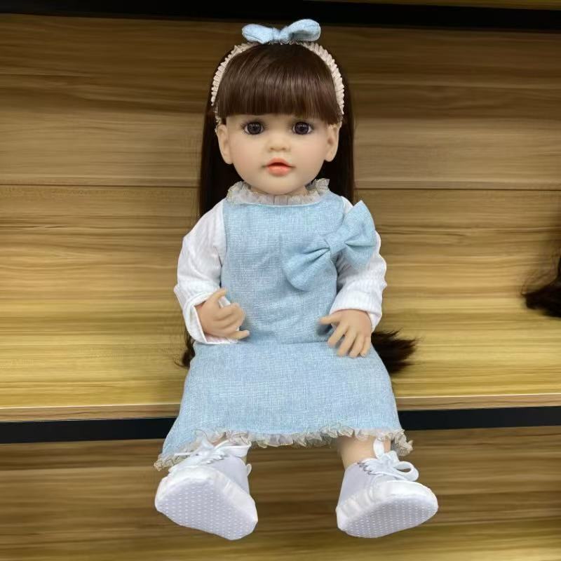 22-Inch High-Realism Reborn Toddler Doll- Long-sleeved Chanel style