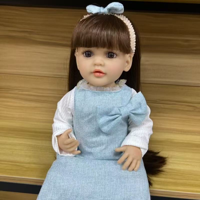 22-Inch High-Realism Reborn Toddler Doll- Long-sleeved Chanel style