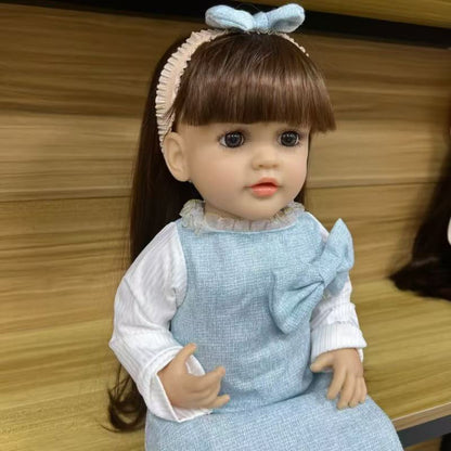 22-Inch High-Realism Reborn Toddler Doll- Long-sleeved Chanel style