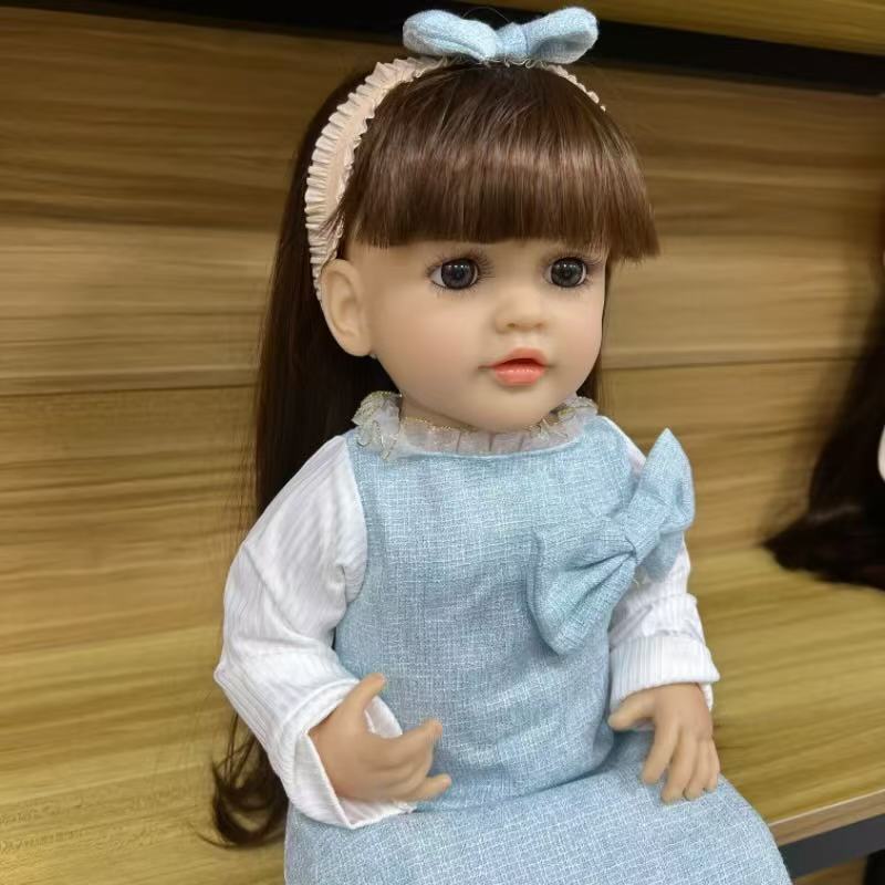 22-Inch High-Realism Reborn Toddler Doll- Long-sleeved Chanel style