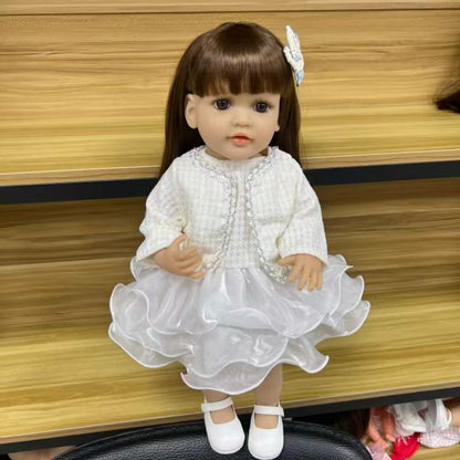 22-Inch High-Realism Reborn Toddler Doll-High-Quality Dress
