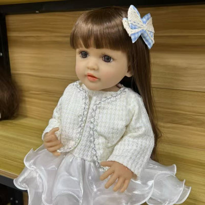 22-Inch High-Realism Reborn Toddler Doll-High-Quality Dress
