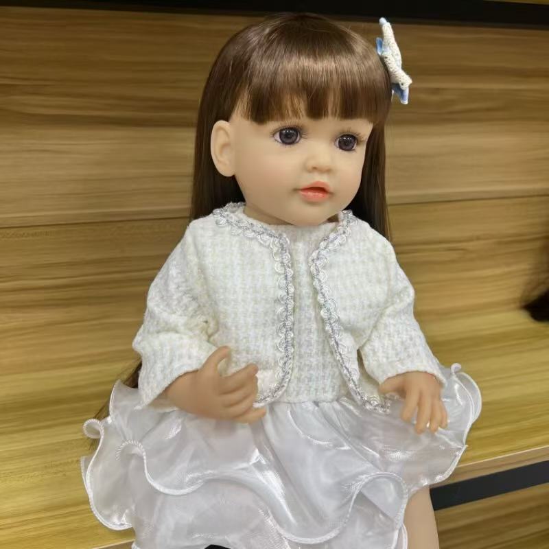 22-Inch High-Realism Reborn Toddler Doll-High-Quality Dress