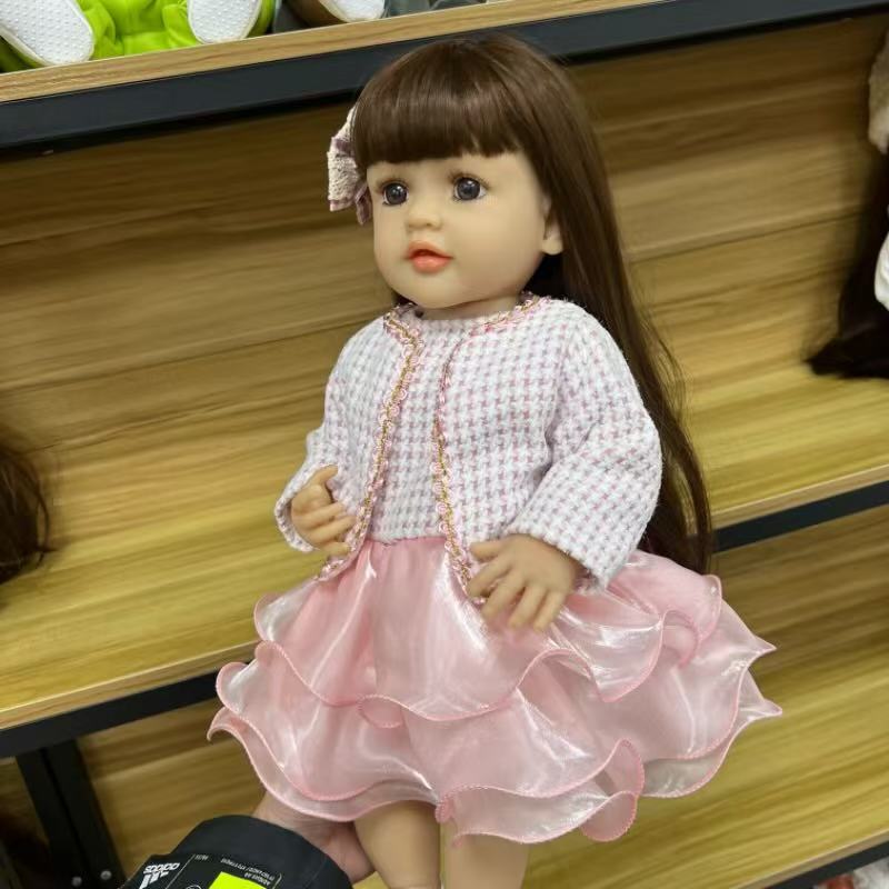 22-Inch High-Realism Reborn Toddler Doll-High-Quality Dress
