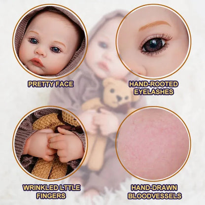 20-Inch Reborn Doll-wool sweater