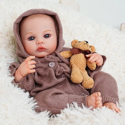 20-Inch Reborn Doll-wool sweater