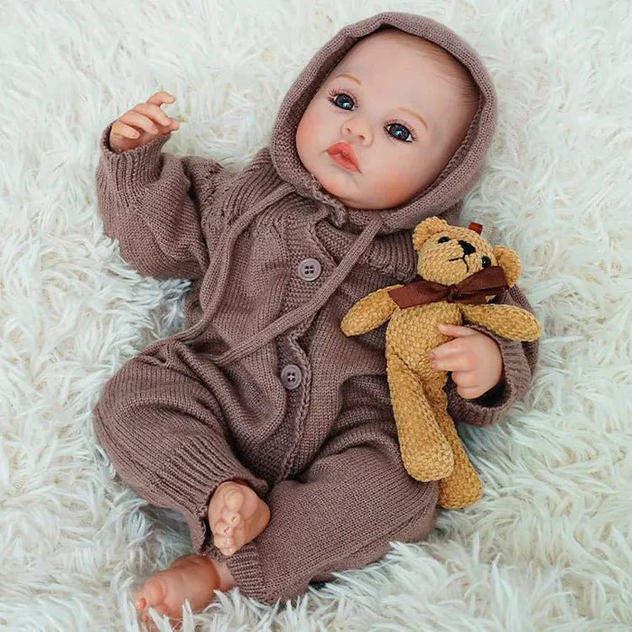 20-Inch Reborn Doll-wool sweater