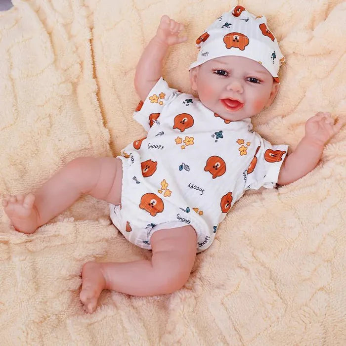 20-Inch Reborn Doll-wool sweater-Cute Bear Print