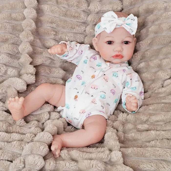 20-Inch Reborn Doll-wool sweater-Printed Knitwear