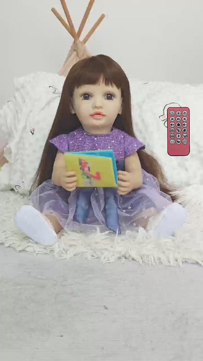 22-Inch High-Realism Interactive Reborn Toddler Doll with Electronic Functions